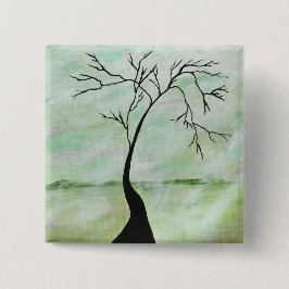 Allein wartete ich abstrakte button