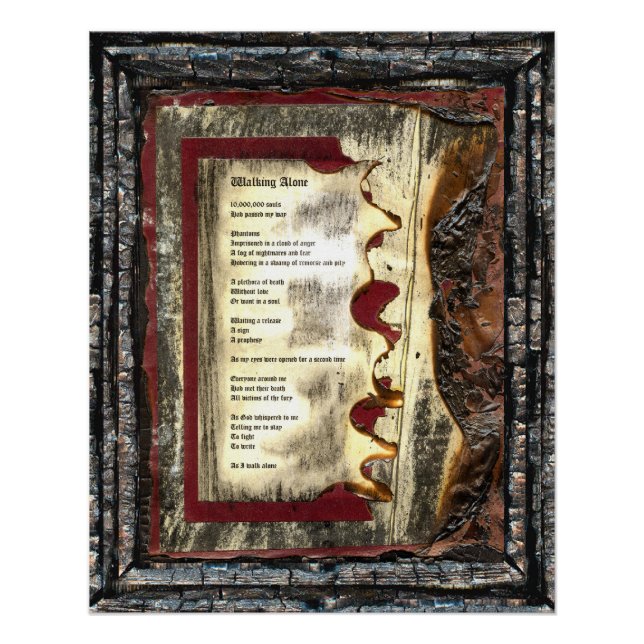 Allein zu Fuß Poster (Vorderseite)