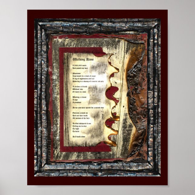 Allein zu Fuß Poster (Vorne)