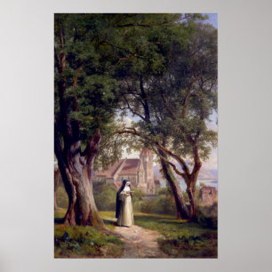 alleine Nonne Poster