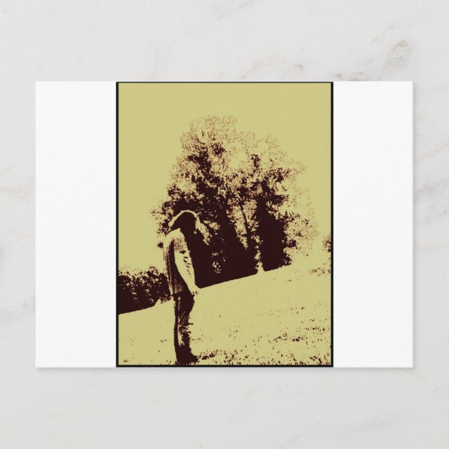 alleine postkarte (Vorderseite)