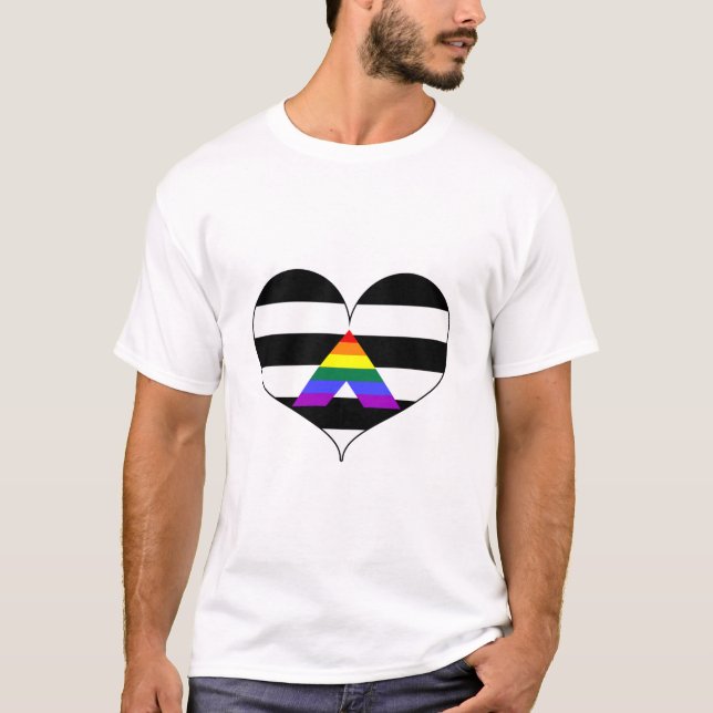 Alleinstehende LGBTI-Pride T-Shirt (Vorderseite)
