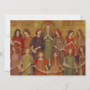 Alleluia (von Thomas Cooper Gotch) Karte
