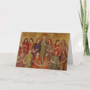 Alleluia (von Thomas Cooper Gotch) Karte