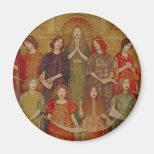 Alleluia (von Thomas Cooper Gotch) Magnet