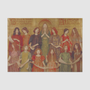 Alleluia (von Thomas Cooper Gotch) Seidenpapier
