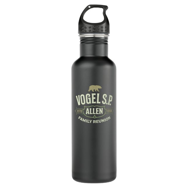 Allen Family Wiedersehen 24oz Wasserflasche Edelstahlflasche (Vorderseite)