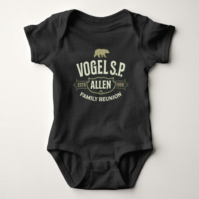 Allen Family Wiedersehen Baby Bodysuit Baby Strampler (Vorderseite)