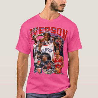 Allen Iverson The Answer Basketball Legend Signatu T-Shirt