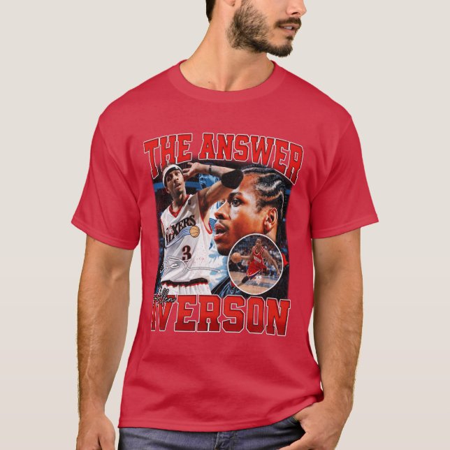 Allen Iversonhe Answer Basketball Legend Signature T-Shirt (Vorderseite)
