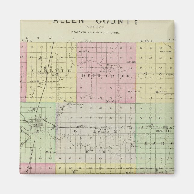 Allen Landkreis, Kansas Magnet (Vorne)