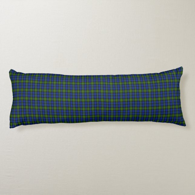 Allen schottisches Tartan-Kissen Seitenschläferkissen (Rückseite)