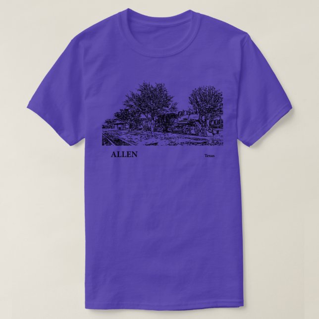 Allen Texas TShirt 3 (Design vorne)