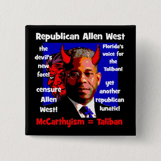 Allen West Button (Vorderseite)