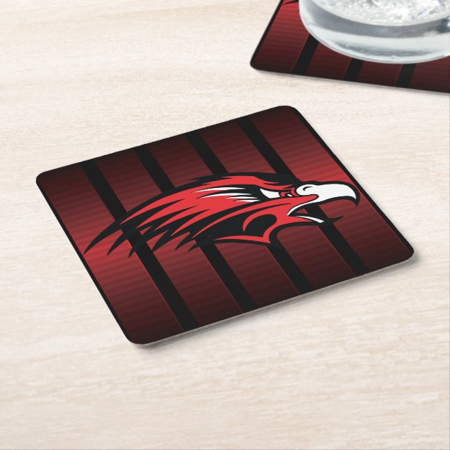Allendale Falcons #3 Rechteckiger Pappuntersetzer (angewinkelt)