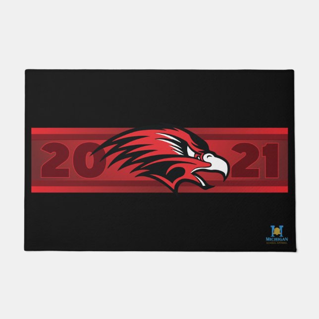 Allendale Falcons #7 Fußmatte (Vorderseite)