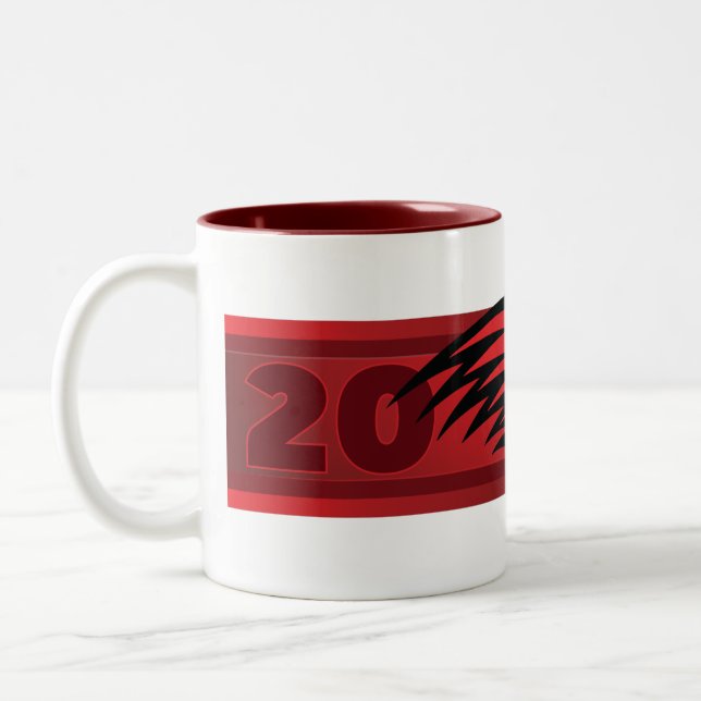 Allendale Falcons #7 Zweifarbige Tasse (Links)