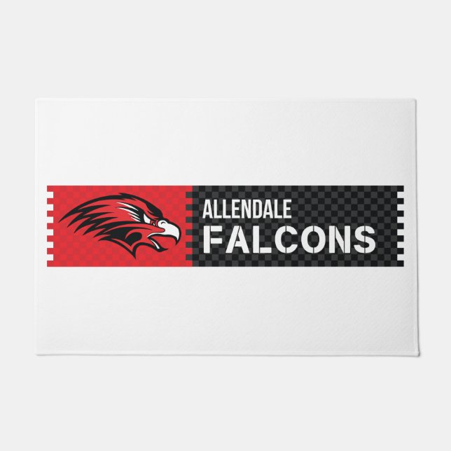 Allendale Falcons Fußmatte (Vorderseite)
