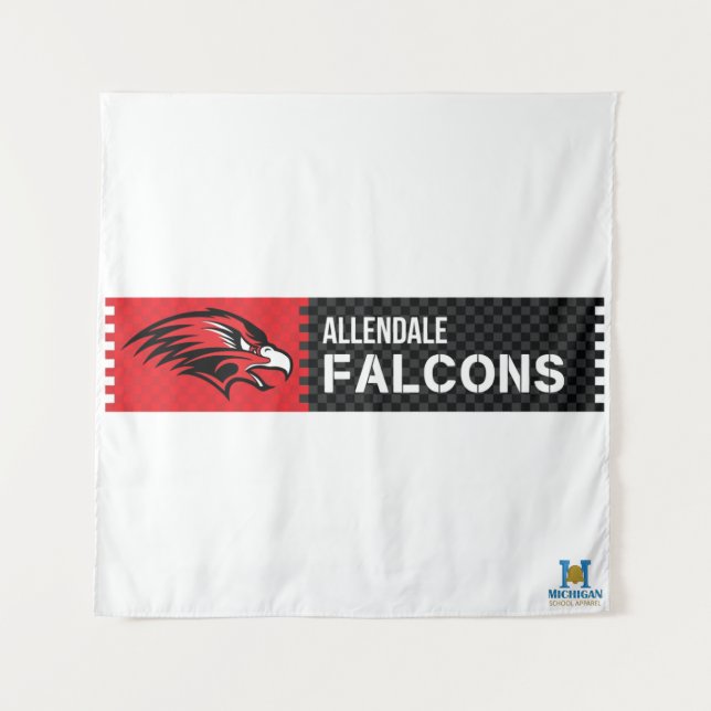 Allendale Falcons Wandteppich (Vorderseite)