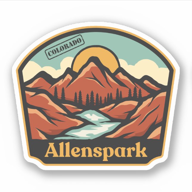 Allenspark, Colorado Aufkleber (Vorderseite)