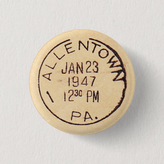 Allentown 1947 button (Vorderseite)