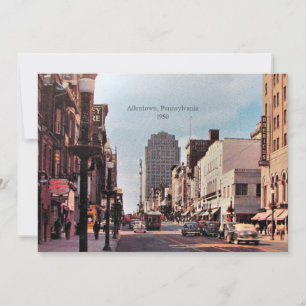 Allentown, Pennsylvania 1950 Karte