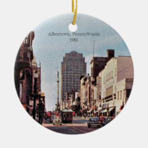 Allentown, Pennsylvania 1950 Keramikornament