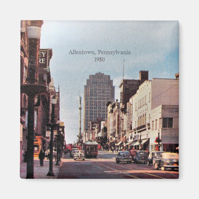 Allentown, Pennsylvania, 1950, Magnet (Vorne)