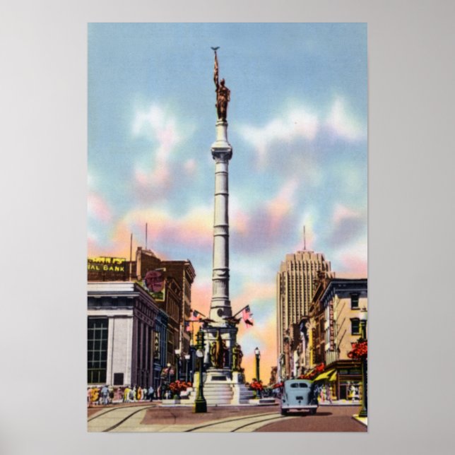 Allentown Pennsylvania Center Square Poster (Vorne)
