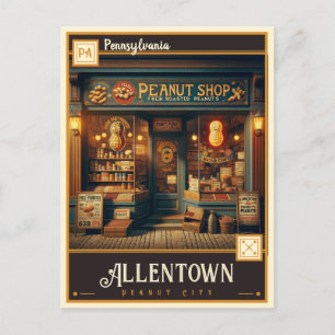 Allentown, Pennsylvania Vintage Postkarte