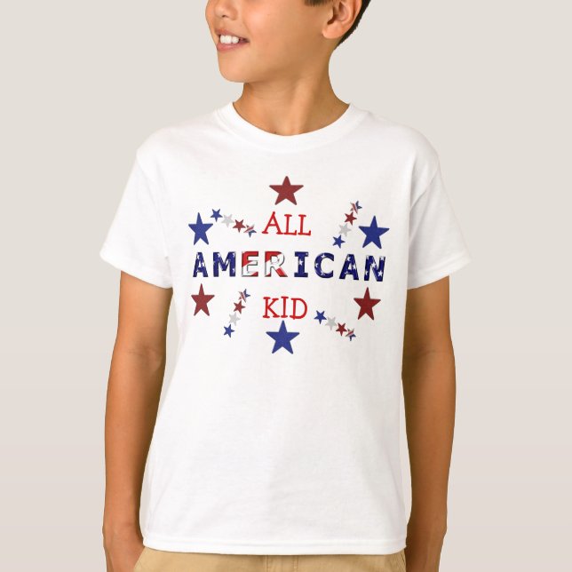 ALLER AMERIKANISCHE KINDERT - Shirt (Vorderseite)