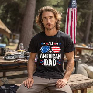 Aller amerikanische Vater 4. Juli US Patriotic Pri T-Shirt