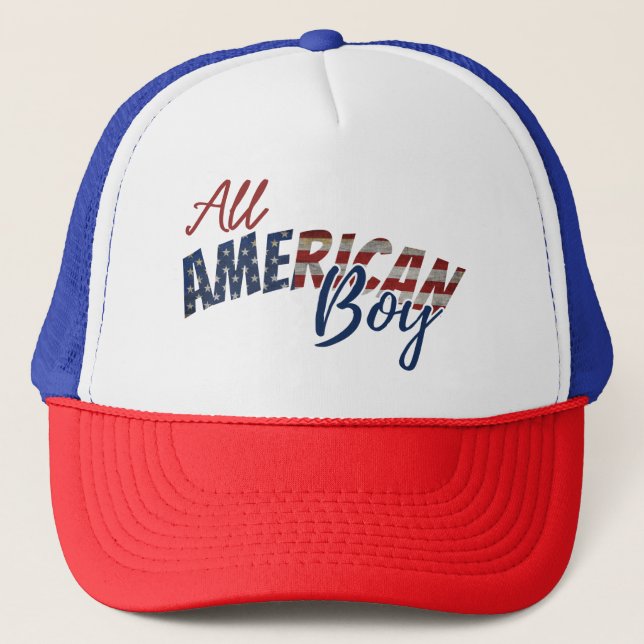 ALLER AMERIKANISCHER Junge Truckerkappe (Vorderseite)