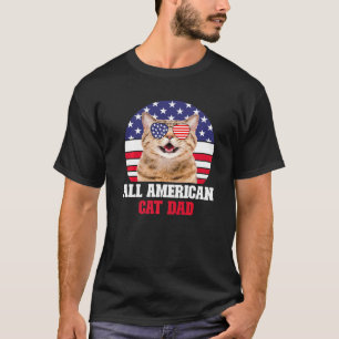 Aller Amerikanischer Katzenvater T-Shirt