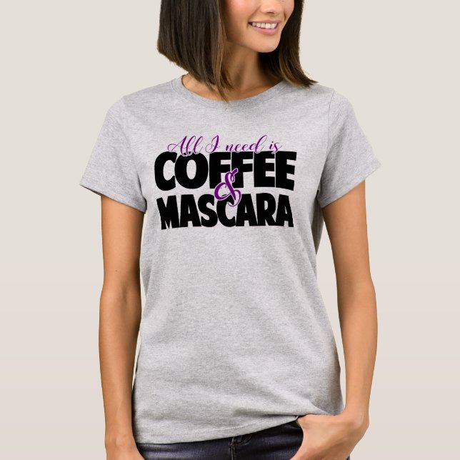 Aller, den ich benötige, ist Kaffee u. T-Shirt (Vorderseite)
