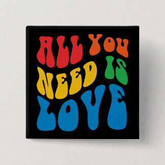 Aller, den Sie benötigen, ist Liebe-Knopf Button