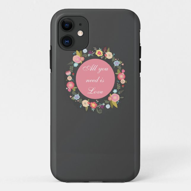 Aller, den Sie benötigen, ist Liebe und dieser Case-Mate iPhone Hülle (Rückseite)