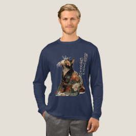 "Aller Dinge Wechsel" Japanische Katze im Kimono Tri-Blend Shirt