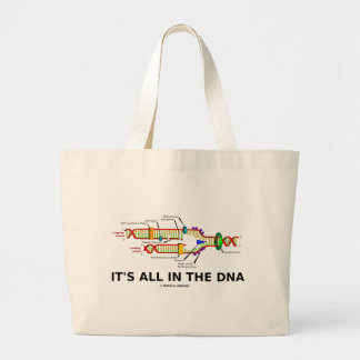 Aller es ist im Molekularbiologie-Spaß DNA Jumbo Stoffbeutel