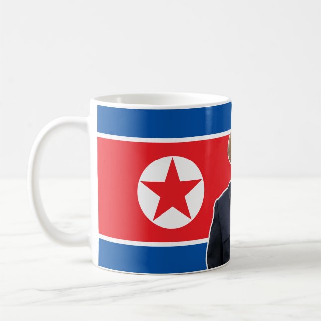 Aller fehlt sich gut lieber Führer Nordkoreas Kaffeetasse (Links)