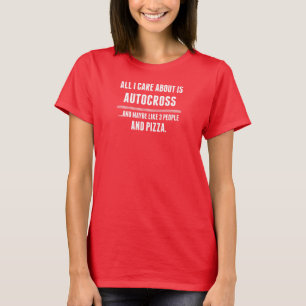 Aller i-Sorgfalt ist ungefähr Autocross Sport T-Shirt