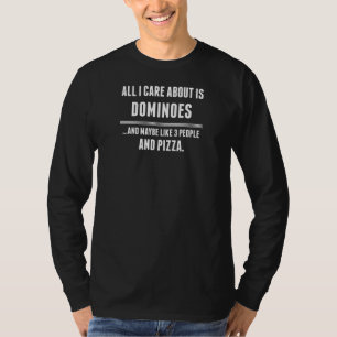 Aller i-Sorgfalt ist ungefähr Domino-Sport T-Shirt
