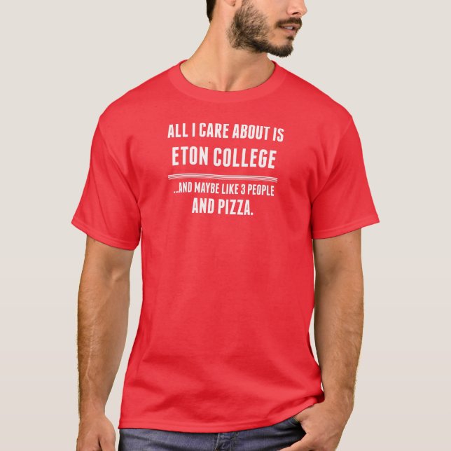 Aller i-Sorgfalt ist ungefähr Eton Uni-Sport T-Shirt (Vorderseite)