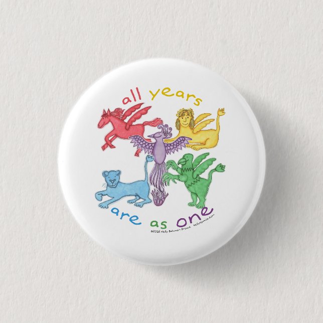 "Aller Jahr-… runde Knopf "1-1/4" Button (Vorderseite)