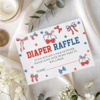 Aller Patriotischer Windel-Raffle-Ticket