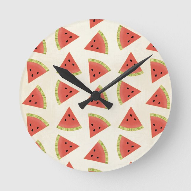 Aller Spaß im Sun-Schritt Runde Wanduhr (Vorderseite)