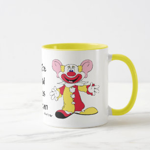 Aller Welt gefällt ein Clown Keramikbecher Tasse