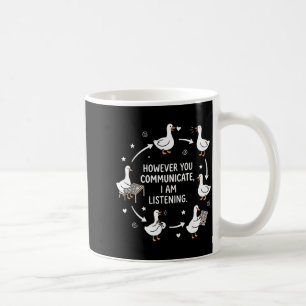 Allerdings Kommunikation Hören AAC SLP Lustig Kaffeetasse