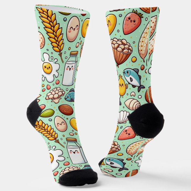 Allergene Socken (Gewinkelt)