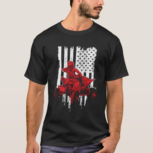 Allergene Vierradfahrzeuge auf amerikanischer Seit T-Shirt (Vorderseite)